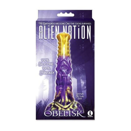 Alien Nation Obelisk - Sensual Gold and Purple Pleasure - Adult Naughty Store