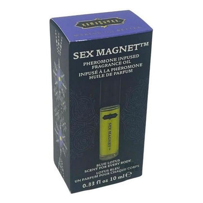Sex Magnet Blue Lotus Pheromone Roll-On: Incite Desire with X-Factor Unisex Jojoba Oil 💙