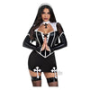 Sinful Temptation Set: Sultry XS Black and White Nun Costume - Adult Naughty Store