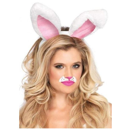 Plush Bunny Ears Os White - Adult Naughty Store