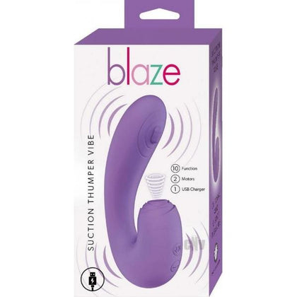 Blaze Suction Thumper Vibe Lavender - Adult Naughty Store