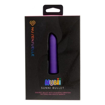 Sensuelle Nubii Sunni Bullet Vibrator - Model: Purple - Unisex - Sensation Play - Adult Naughty Store