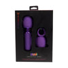 Sensuelle Harlow Nubii Purple Mini Wand Vibrator - Model SN-2025 - Unisex - Full-Body - Purple - Adult Naughty Store