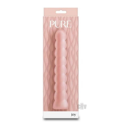 Pure Joy Orange Textured Vibrator Model No. Pure by NS Novelties Joy - PBJ-001 - Female G-Spot Stimulator - Translucent Orange - Adult Naughty Store