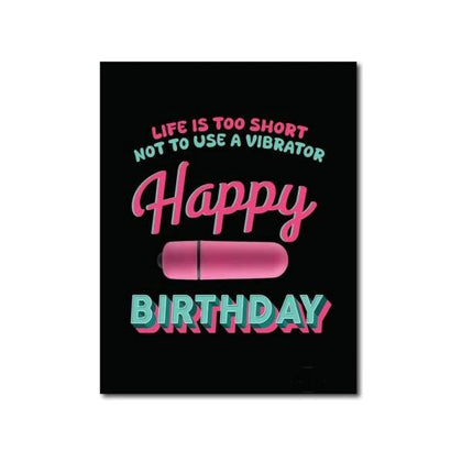 Naughtyvibe Happy Birthday Life Card - Adult Naughty Store