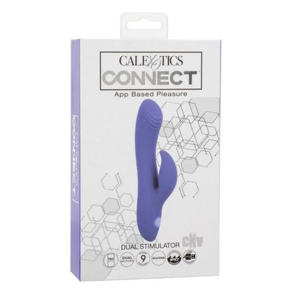CalExotics Dual Stimulator Vibrator - Connect™ Model 500 - Unisex G-Spot and Clitoral Pleasure - Black