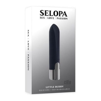 Selopa Little Buddy Black | Vibrating Bullet Vibrator - Model No. LB007 | Unisex - Targeted Pleasure - Black - Adult Naughty Store