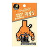 Dusty Bong Enamel Lapel Pin by Brian Box Brown - Unique Anthropomorphic Weed Accessory in Cool Grey - Adult Naughty Store