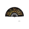 Daddy Fan Folding Hand Fan DF-001 Black/Gold - Unisex Medium-Sized Sensory Accessory - Adult Naughty Store