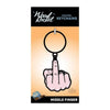 Fuck-Off Enamel Keychain | Middle Finger | Novelty Accessory in Peach Color - Adult Naughty Store