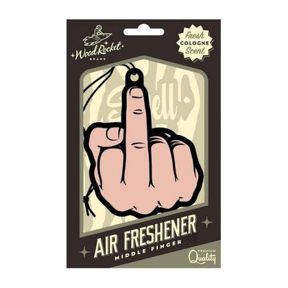 Ultimate Satisfaction: Middle Finger Air Freshener - Fresh Cologne Scent - Adult Naughty Store