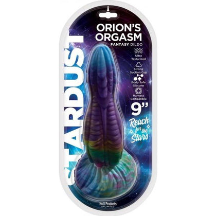 Indulge in the groundbreaking pleasure of the Stardust Orions Orgasm Silicone Dildo, Model 9. An innovative space-themed creation designed to elevate your intimate experiences to new heights.