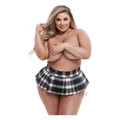 Tp Schoolgirl Skirt Blk Xl - Adult Naughty Store