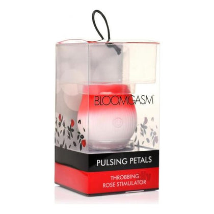 Bloomgasm Pulsing Petals Rose Stimulator RG-2002 - Female - Clitoral and Nipple Stimulation - Red