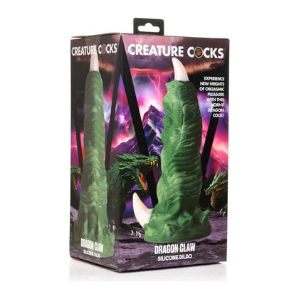 Creature Cocks Dragon Claw Silicone Dildo - Model D5692 - Unisex - Vaginal and Anal - Green