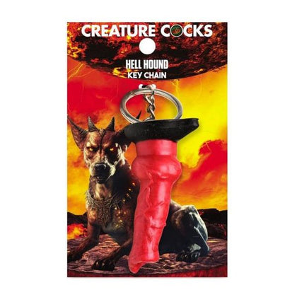 Creature Cock Hell Hound Keychain