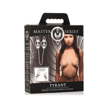 Ms Tyrant Spiked Clover Nipple Clamps: Intensify Nipple Play Nirvana - Model 2022 - Unisex - Nipple - Silver