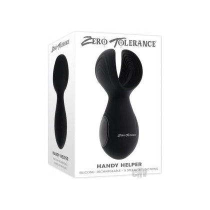Zt Vibrating Handy Helper Black Silicone Clitoral Stimulator - Model ZT-HH001 - Unisex - Clitoral - Black