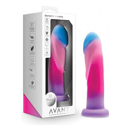 Blush Avant Borealis Dreams Silicone G-Spot and P-Spot Dildo - Model B001 - Cotton Candy