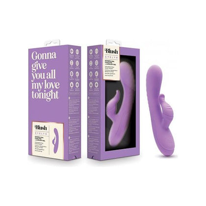 Rumbotech Evelyn Rabbit Vibrator - Model X2021 - Women's Dual Stimulation Toy - Purple
