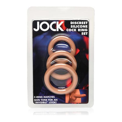 Curve Toys Jock Silicone Cock Ring Set Of 3 - Medium