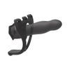 Body Extensions Be Ready 4 Piece Strap On Set - Premium Silicone Hollow Strap On System for Unisex Penetration Play - Model BE-4PRS | Gender-Inclusive Pleasure | Black