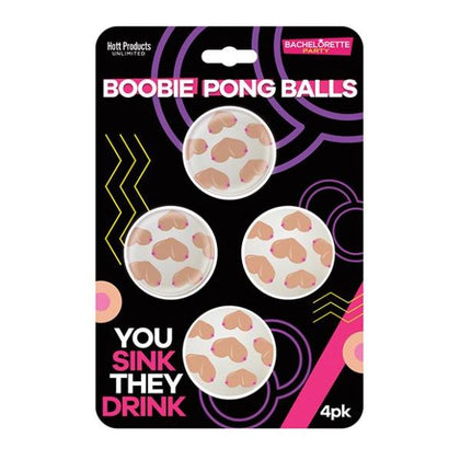 Boobie Beer Pong Balls -  4 Pk