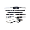 Kinky Bdsm Kit 5 Piece Bondage Set - Black - Adult Naughty Store