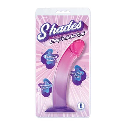 Shades Jelly Tpr Gradient Dong Large - Pink/purple