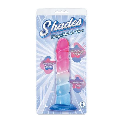 Shades Jelly Swirl Tpr Gradient Dong Small - Pink/blue
