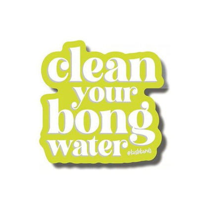 Bong Water Sticker Pack - Durable Vinyl for Customization of Favorite Items | Brand: Bong Water | Pack of 3