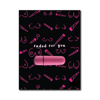 NaughtyVibes Rock Candy 420 Foreplay Faded For You Bullet Vibrator (Model: Fresh Vibes) - Unisex Pleasure Toy in Black
