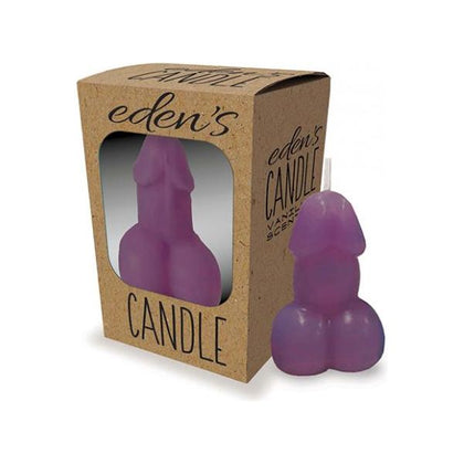 Eden's Penis Candle - Purple - Vanilla