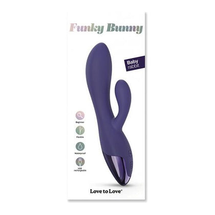 Love To Love Funky Bunny Small Rabbit - Midnight Indigo - Adult Naughty Store