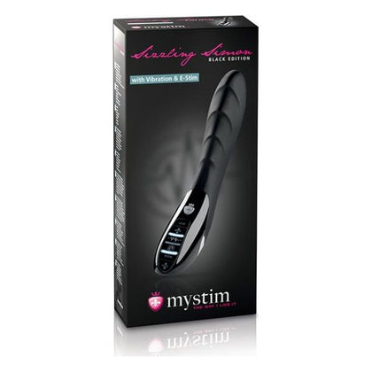 Mystim Sizzling Simon Estim Vibrator Black Edition - Black