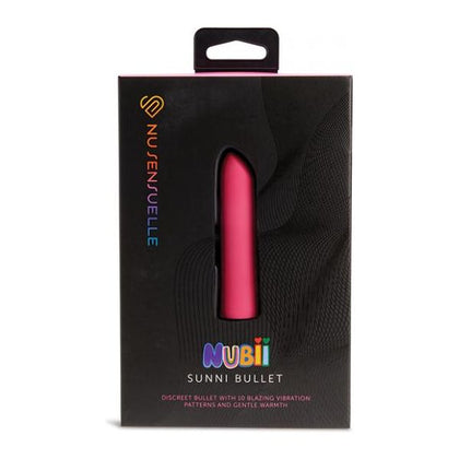 Nu Sensuelle Nubii Sunni Warming Bullet Vibrator - Pink - Adult Naughty Store