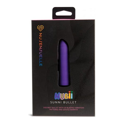 Nu Sensuelle Sunni Nubii Warming Bullet Vibe SN-WB-002 Purple - Unisex Clitoral Stimulation Vibrator - Adult Naughty Store