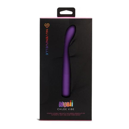 Nu Sensuelle Chloe Nubii G-spot Vibe W/turbo & Heat - Purple - Adult Naughty Store