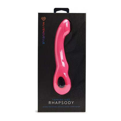Nu Sensuelle Rhapsody Tapping G-spot and Clitoral Vibrator - Model RHP-001 - For Female Pleasure - Deep Pink