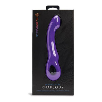 Nu Sensuelle Tapping G-spot and Clitoral Vibrator - Rhapsody D1 - For Women - Deep Purple