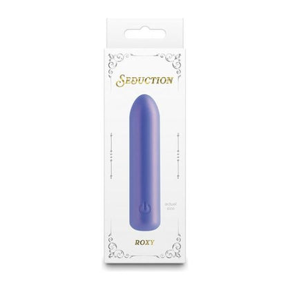 Seduction Roxy Metallic Blue Mini Vibrator - Model No. 1234 - Unisex G-Spot Stimulation - Adult Naughty Store