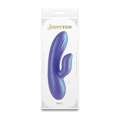 Seduction Angel: Metallic Purple Dual-Motor Rabbit Vibrator - Model A1 - Female - Clitoral and G-spot Stimulation - Adult Naughty Store