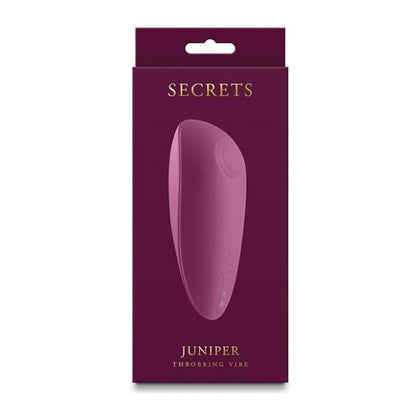 Secrets Juniper Throbbing Vibe - Ruby - Adult Naughty Store