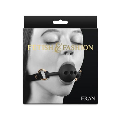 Fetish & Fashion Fran Ball Gag - Black - Adult Naughty Store