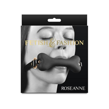 Midnight Desire Roseanne Ball Gag - Black - Adult Naughty Store