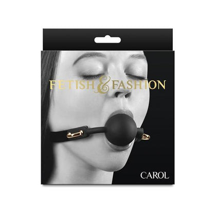 Fetish & Fashion Carol Ball Gag - Black - Adult Naughty Store