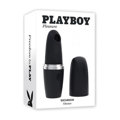 Playboy Pleasures Excursion Clitoral Suction Vibe - Black