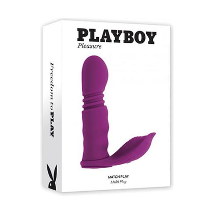 Playboy Pleasure Match Play Dual Vibrator - Fuchsia - Adult Naughty Store