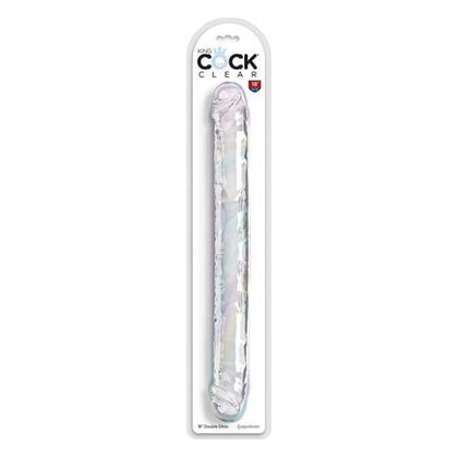 King Cock Double Trouble Realistic Double Dildo - Model 18 - Unisex Dual Pleasure Sex Toy - Clear