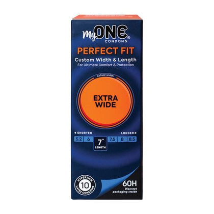 MyONE Condoms - Custom Fit Pack Of 10 | Extra Wide | Model X12 | Unisex | Enhanced Sensation | Natural